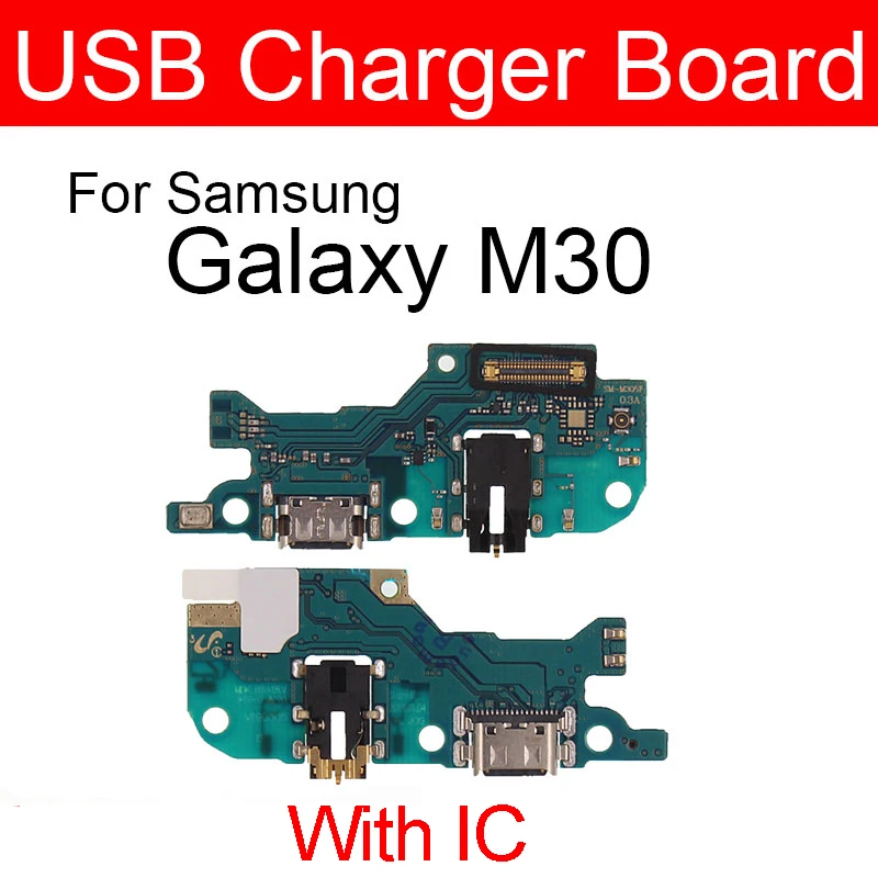 USB зарядное устройство плата для Samsung Galaxy M30 SM-M305FD M305M M305FD зарядный порт док-станция USB плата Запасные Запчасти