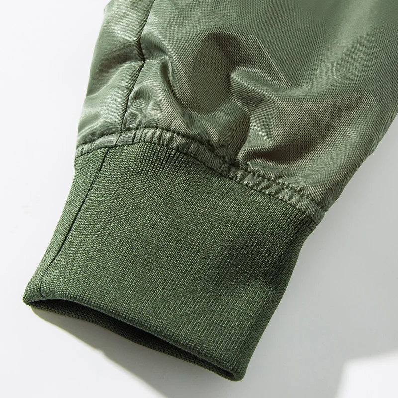 Осенняя мужская куртка бомбер на молнии в стиле хип хоп Slim Fit Pilot пальто Мужская