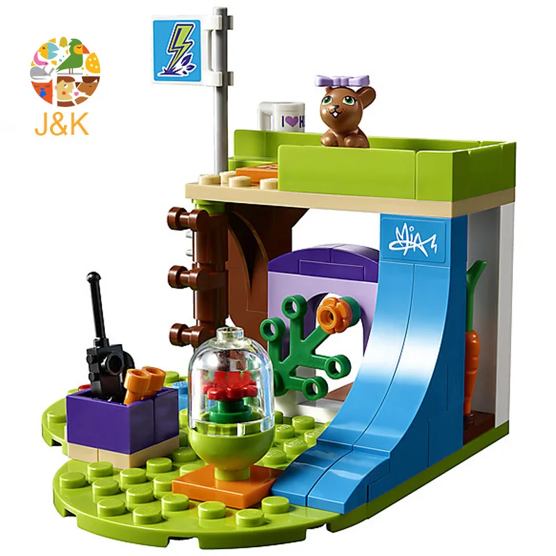 41327 96 шт девушка Друзья серии Миа спальня модель строительные блоки кирпичи