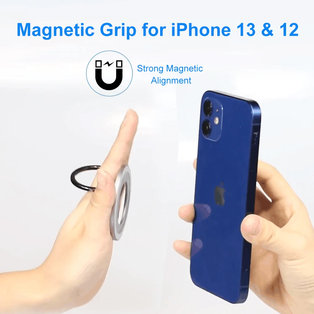 magsafe accessories phone grip phone ring holder adjustable kickstand for iphone 13 12 12 pro 12 pro max 12 mini free global shipping