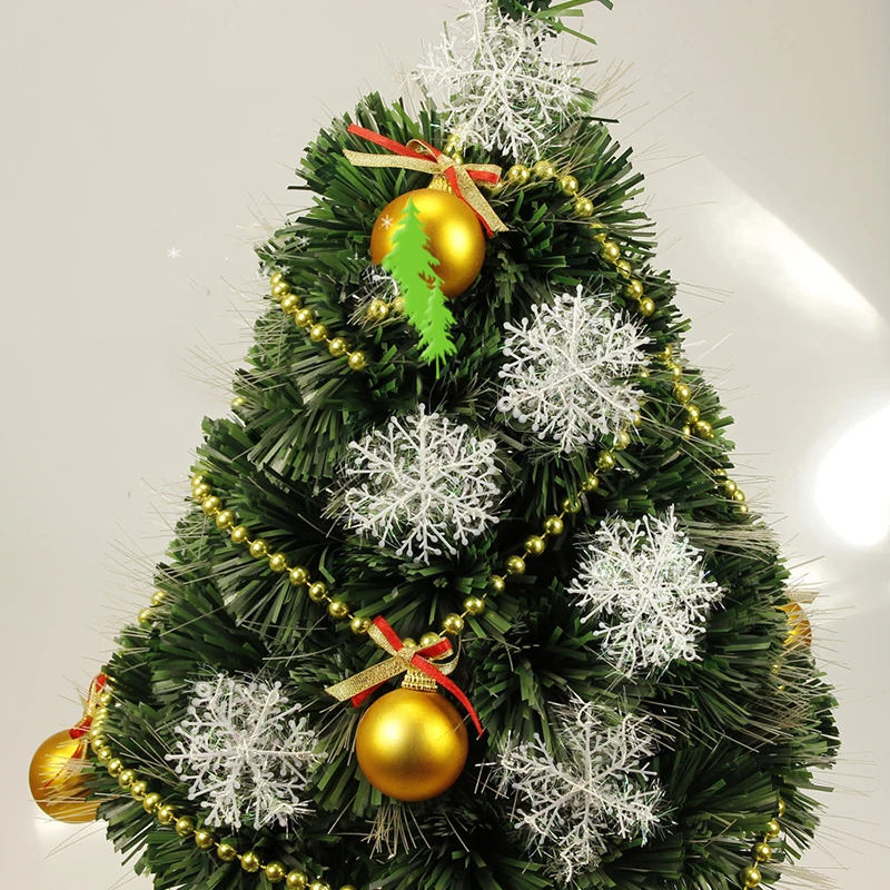 30 шт./компл. 6 см Рождественская елка для вечеринки пластиковая искусственная