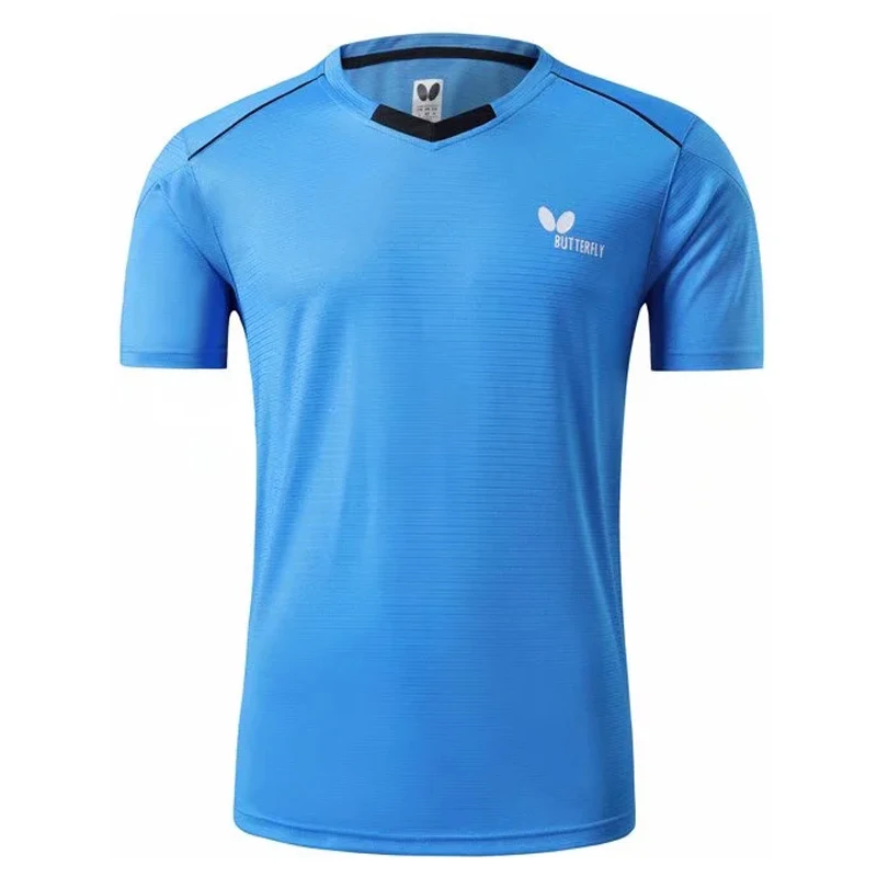 

Quick Drying Breathable Lightweight Short Sleeve Table Tennis Sportswear For Men Table Tennis Training Suits Ping Pang Shirt -40