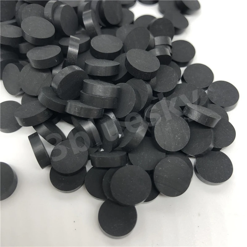 

10 Pieces Solid FKM Rubber Gaskets Cushion Washer Damping Noise Reduction Wearable Insulation Spacer Black