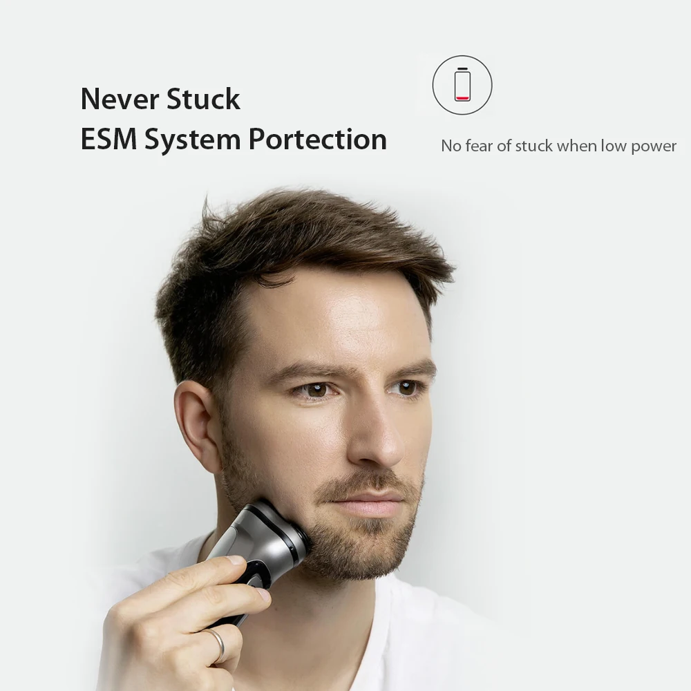 Xiaomi mijia бритва Enchen BlackStone 3D электробритва xiaomi razor Мужская моющаяся type-C USB Перезаряжаемый для бритья машинка для стрижки