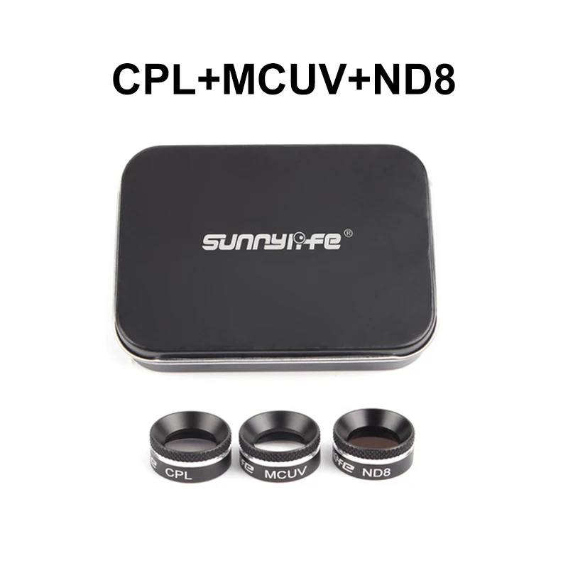 MCUV CPL ND8 DJI Mavic воздушные фильтры для объектива Комплект Многофункциональный фильтр для объектива MCUV CPL ND4 ND8 ND16 ND32 фильтр Солнцезащитный Для DJI MAVIC Air - Цвет: MCUV CPL ND8
