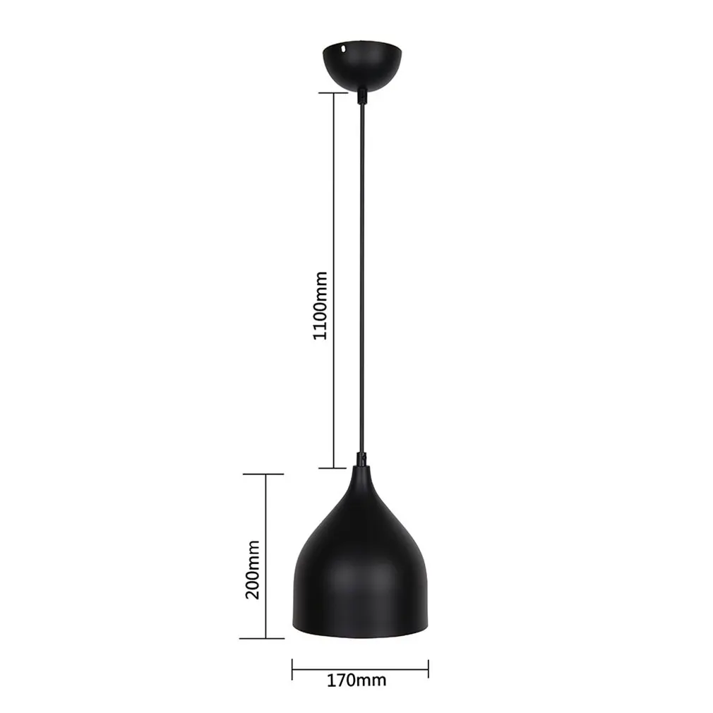 

Retro Style Ceiling Pendant Light Lamp Shade Lampshade Hanging lighting kitchen Light Fixtures Modern E27 LED Loft Hanglamp