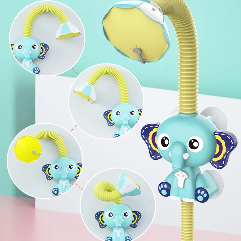 

Игрушки для ванны, детская водная игра, раньше, смеситель для душа, электрическая игрушка с распылителем воды для детей, детские игрушки для ...