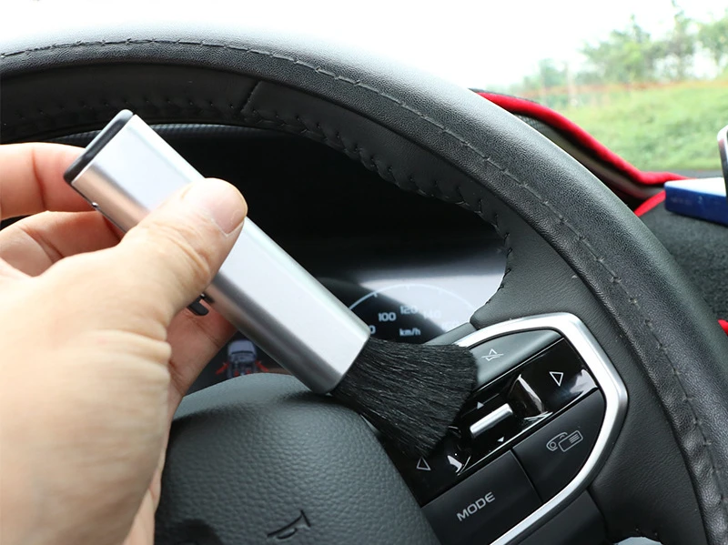 

Выдвижная щетка для чистки автомобиля, щетка для чистки кондиционера, телескопическая щетка для чистки клавиатуры с пластиковой ручкой, ма...