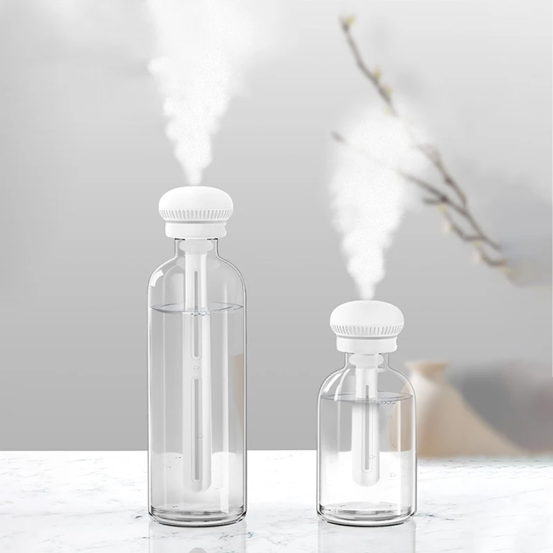 

ELOOLE Portable Mini USB Air Humidifier Creative Mineral Water Bottle Humidification Nanometer Spray Gift For Home Car Office