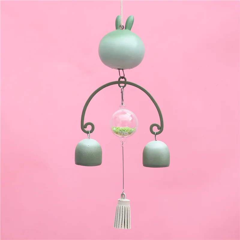 Cute cat wind chimes Japanese style iron chime door hanging ornament bell pendant student housewarming birthday gift | Дом и сад