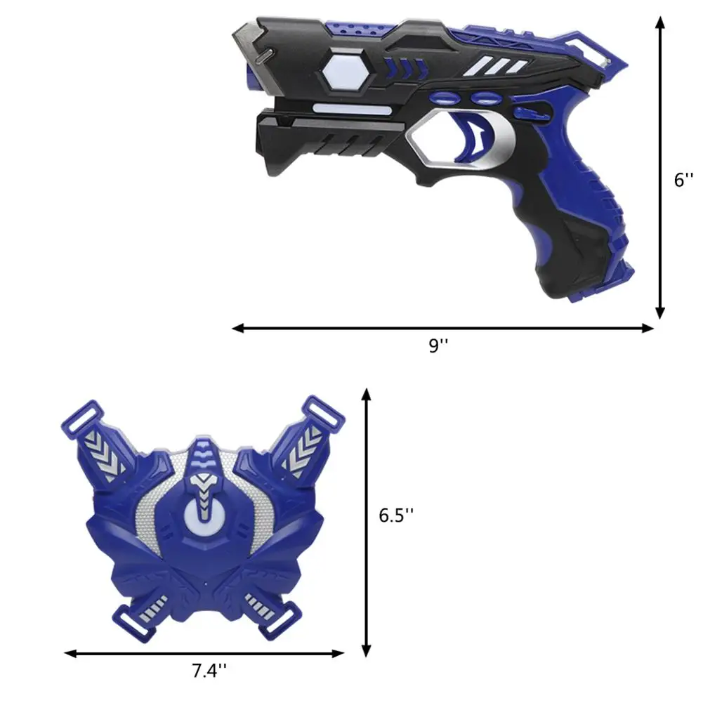 

Laser Tag Sets with Gun Funny Children Kids Boys Laser Guns Toys Infrared Laser Tag Guns Toys for Kids Adults Indoor Outdoor Toy