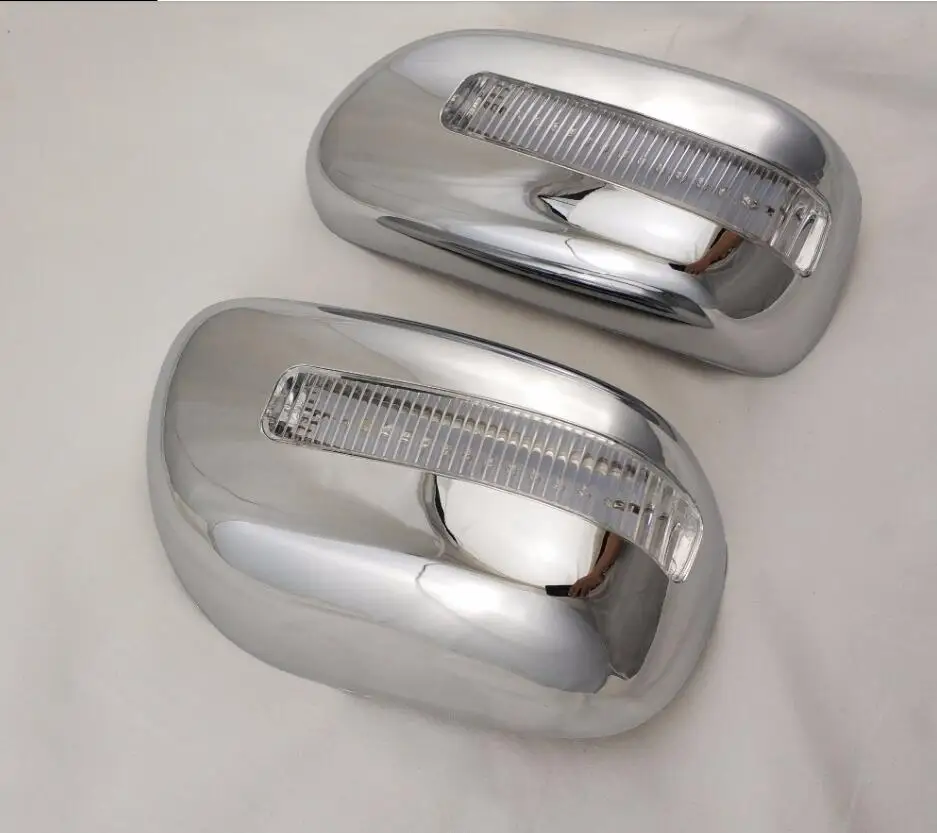 Автомобильные аксессуары хромированное зеркало заднего вида светодиодный чехол