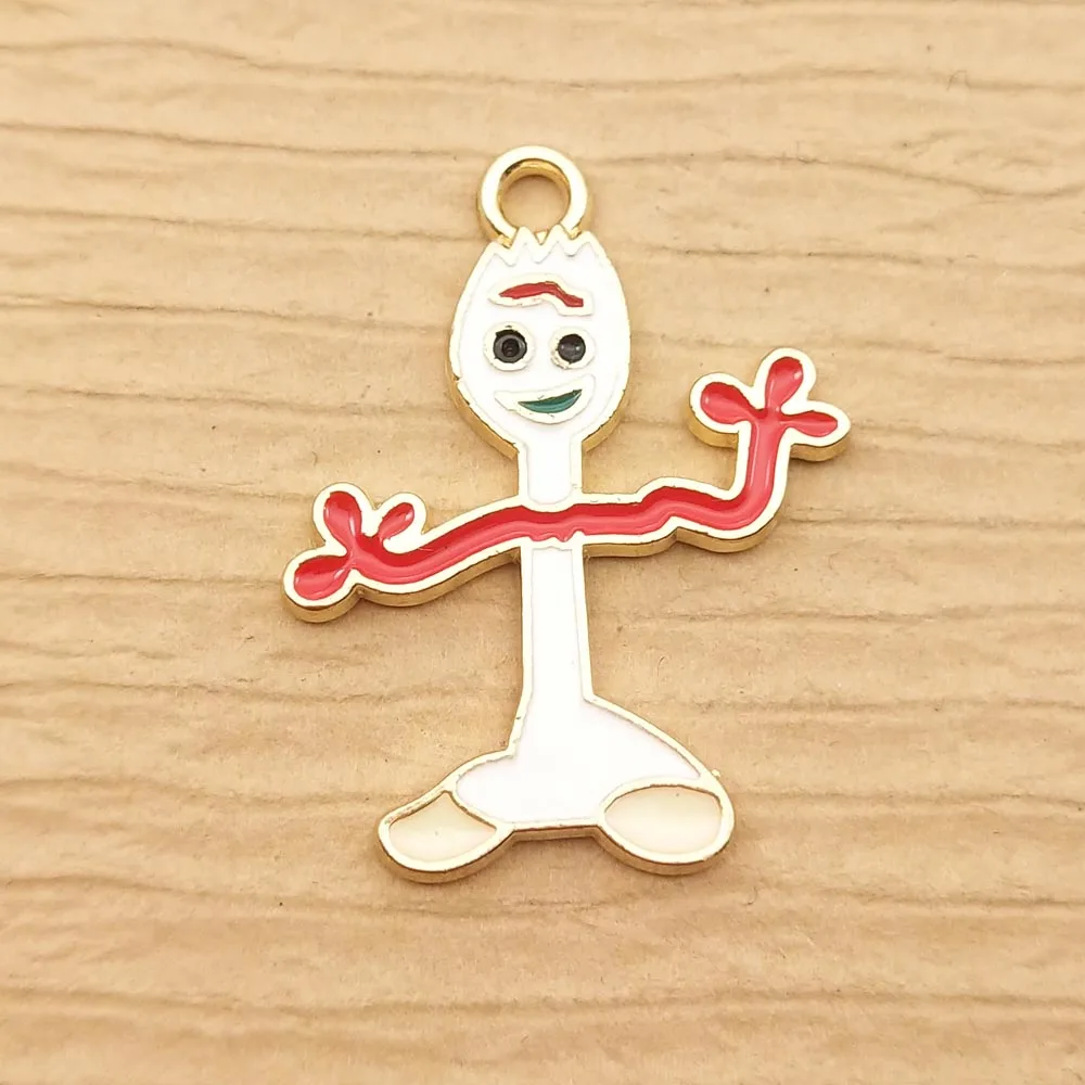 10 шт. эмалированный мультяшный Шарм для изготовления ювелирных изделий из