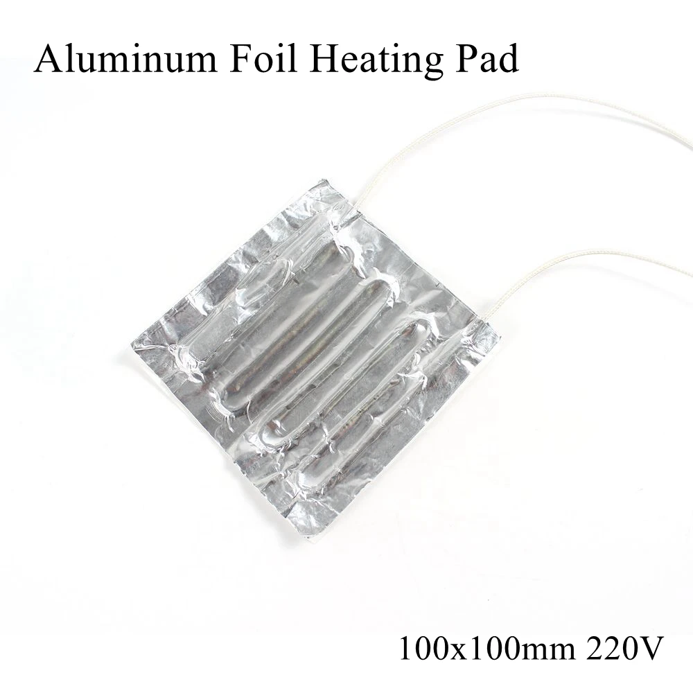 

Нагревательный коврик из алюминиевой фольги, 100x100 мм, 220 В, резиновый нагревательный коврик, самоклеящийся, гибкий, водонепроницаемый, для 3D-...