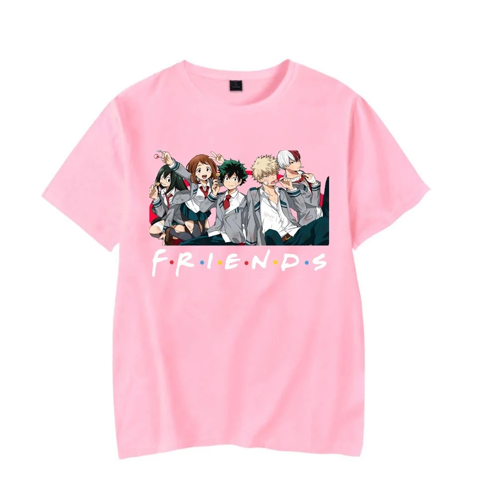 

Women My Hero Academia Friends T Shirts Men Kids Graphic Tshirts Unisex Teens Short Sleeve Tee Tops Boys Girls T-shirts Camiseta