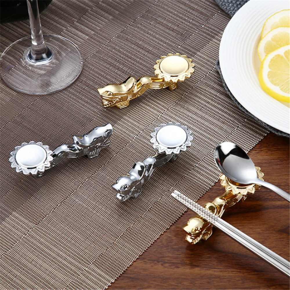 Новая китайская палочка для еды из сплава держатель палочек подставка ложки