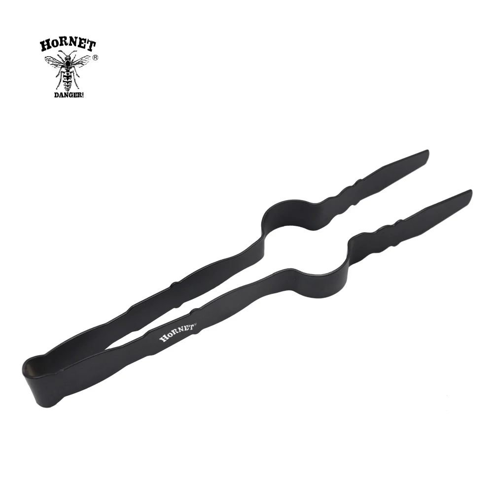 

HORNET Black Hookah Charcoal Tongs Tweezers Metal Shishia Coal Tongs Clips Chicha Accessories Gadgets