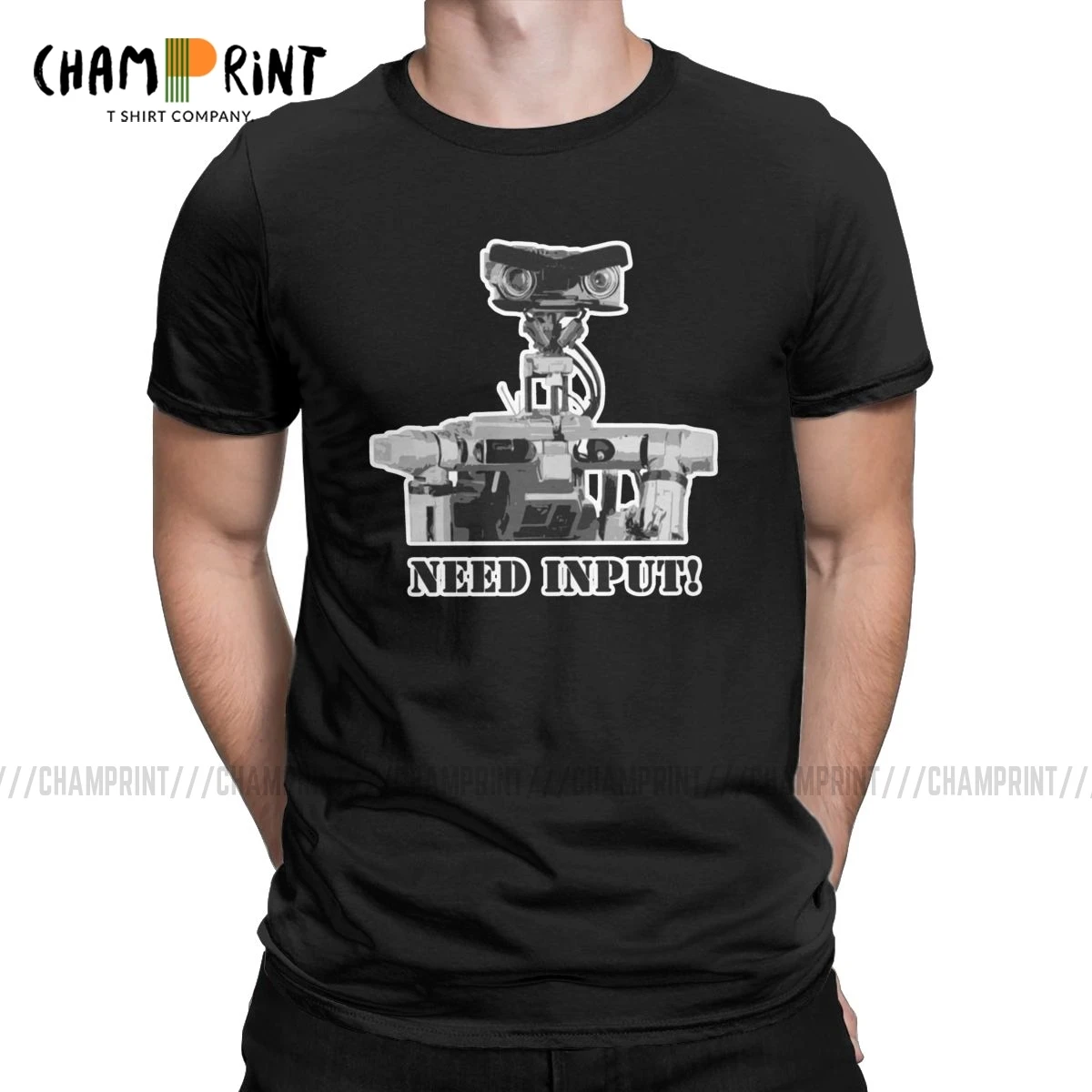 Футболка мужская с коротким рукавом принтом в стиле ретро | Мужская одежда