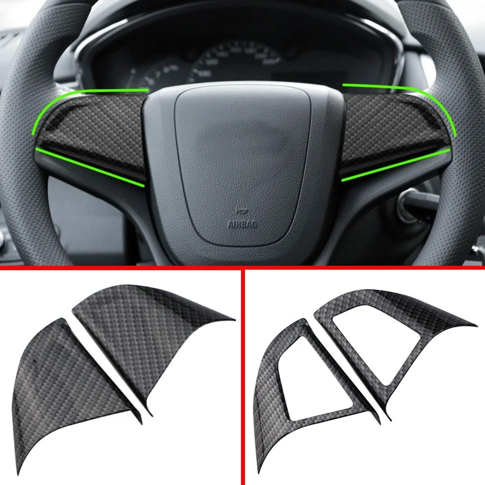 Накладка на руль хромированный чехол из углеродного волокна для Chevrolet Chevy Cruze Trax