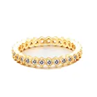 VAROLE базовые кольца для женщин с блестящим кубическим цирконием золотого цвета Обручальное кольцо Модные Ювелирные изделия Подарки кольцо ювелирные изделия