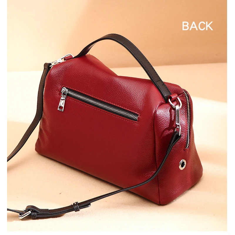 Сумки через плечо из натуральной кожи Женская винтажная Подушка женская сумка