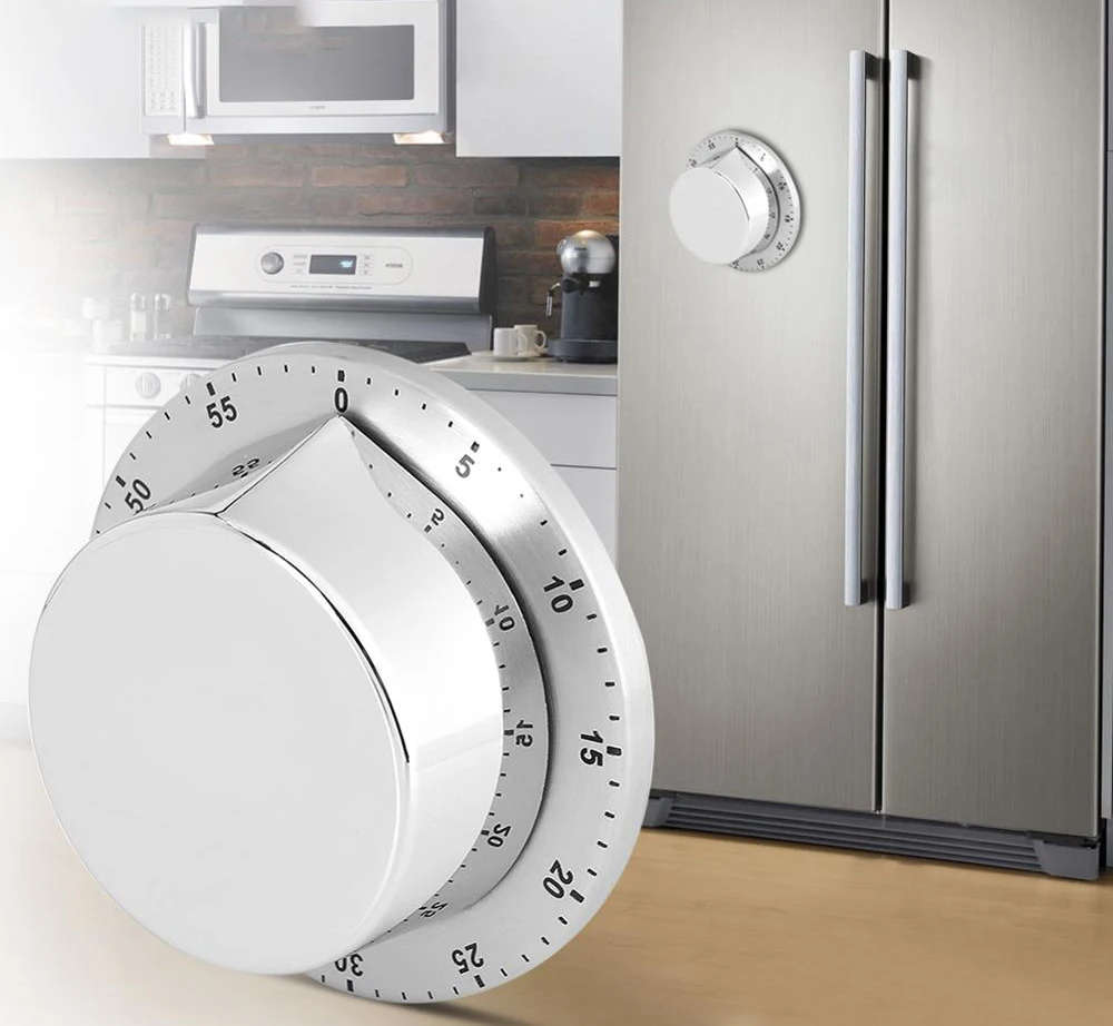 

Кухонный таймер из нержавеющей стали с магнитной основой