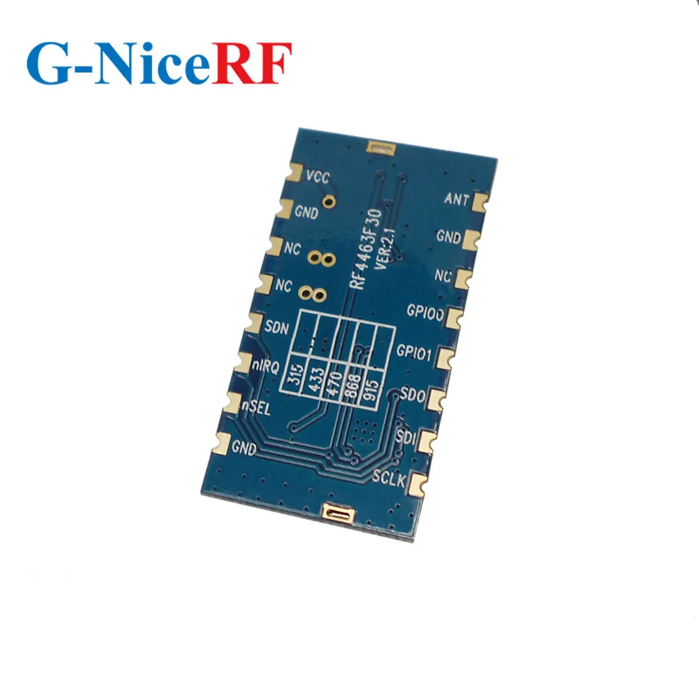 5 шт./лот RF4463F30 Embedded 500mW FSK Si4463 868 МГц беспроводной модуль + шт. 915 резиновая антенна|lot
