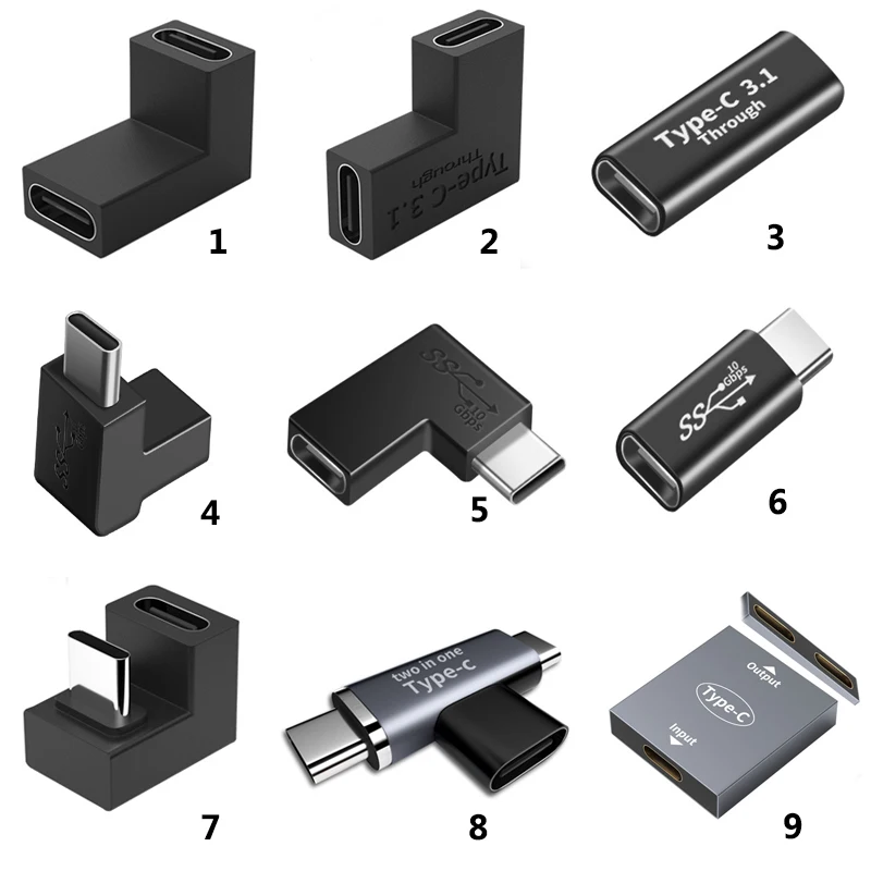 Переходник USB 3 1 Type C 10 Гбит/с под прямым углом 90 градусов | Обустройство дома