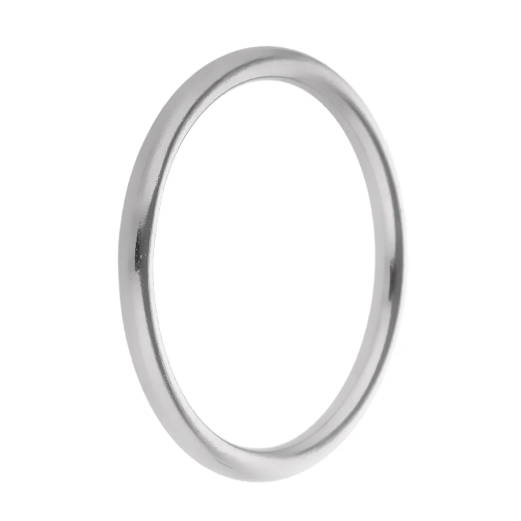 

Welded Ring Stainless Steel O Round Rings Circle Craft Webbing Boat