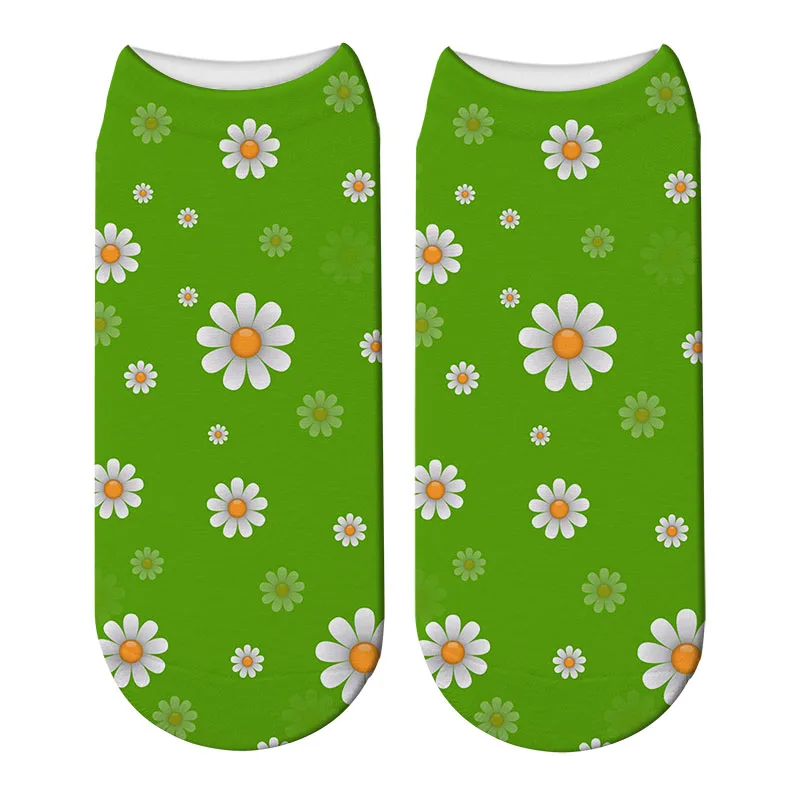 Модные Красочные счастливые носки женские мягкие дышащие хлопковые короткие с