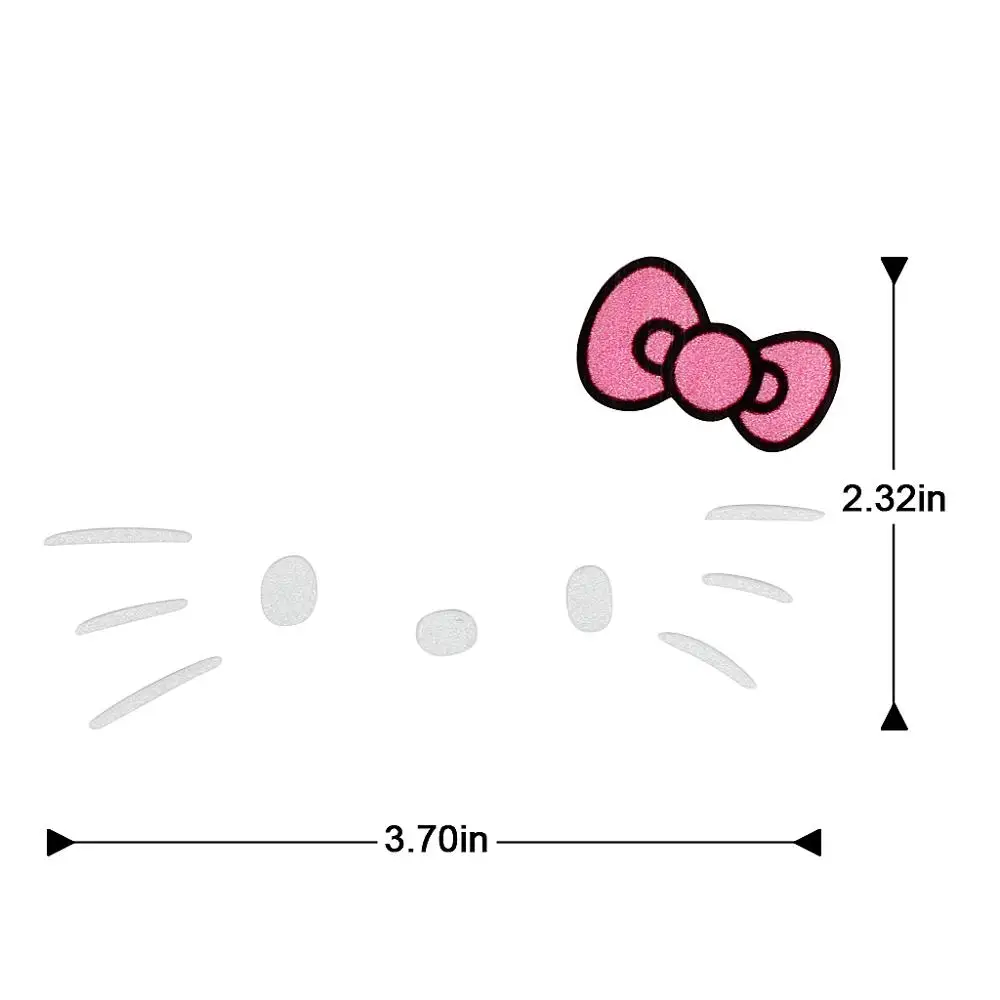 1 пара hello kitty зеркало заднего вида автомобиля Kawayi Наклейка Стайлинг для автомобиля ноутбука Ipad мебель Прекрасный милый Декор стикер s
