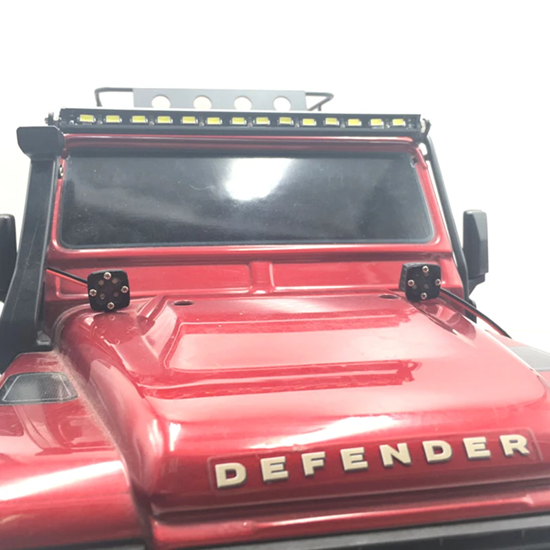 2 шт. RC модель Светодиодный точечный светильник поиск купол бампер 7V 1/10