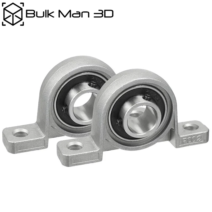 

50pcs/Lot Zinc Alloy Ball Bearing KP002 Bore 15mm Inner Pillow Block Mounted Insert Bearing for 3D Printer CNC Engraver Mill