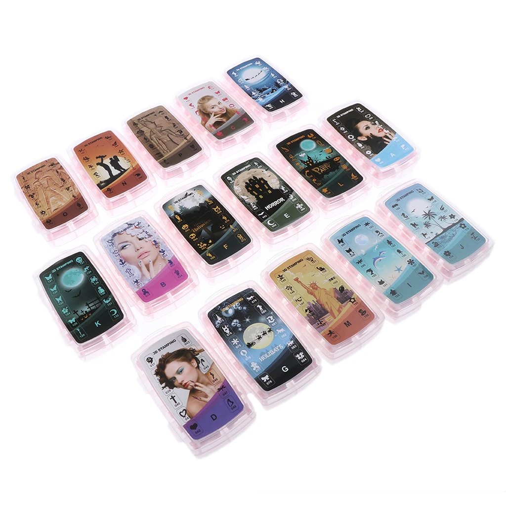 

Lots of Design Style Nail Art Stamper Professional Nails Manicure Salon Tool