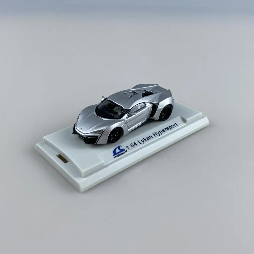 

SMALLCARART 1/64 W Motor LYKAN-BLUE Diecast Model Car