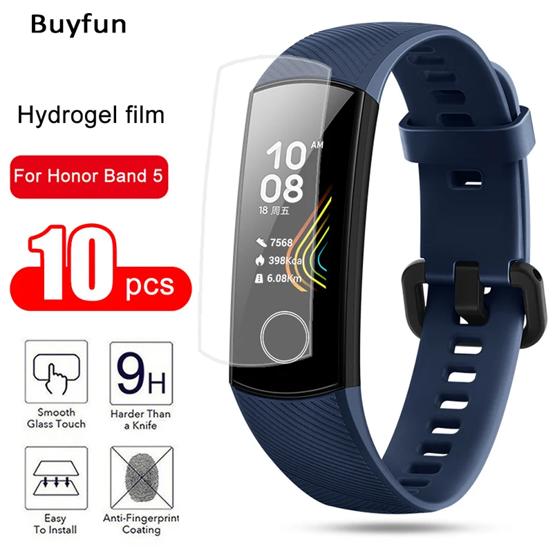 3/6/12 шт./лот Защитная пленка для huawei Honor Band 4 5 Мягкие TPU Ультра Прозрачный Экран Band4