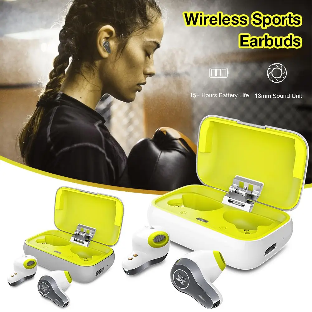 Беспроводные наушники Bluetooth 5 0 двойные наушники-вкладыши водонепроницаемые