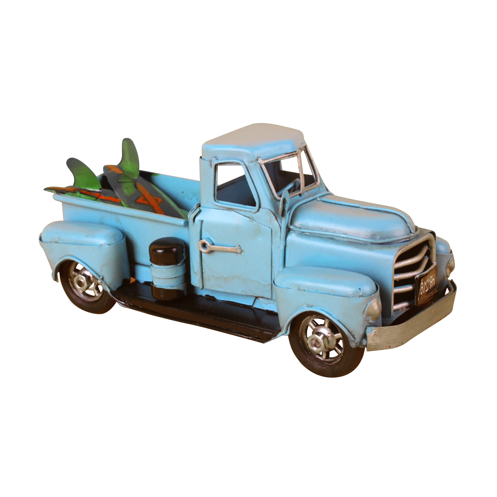 

Colorful Antique Style Truck Model Toy Highly Simulation Children Car Toys Vehicle Toy Vintage Metal Truck Craft Superb