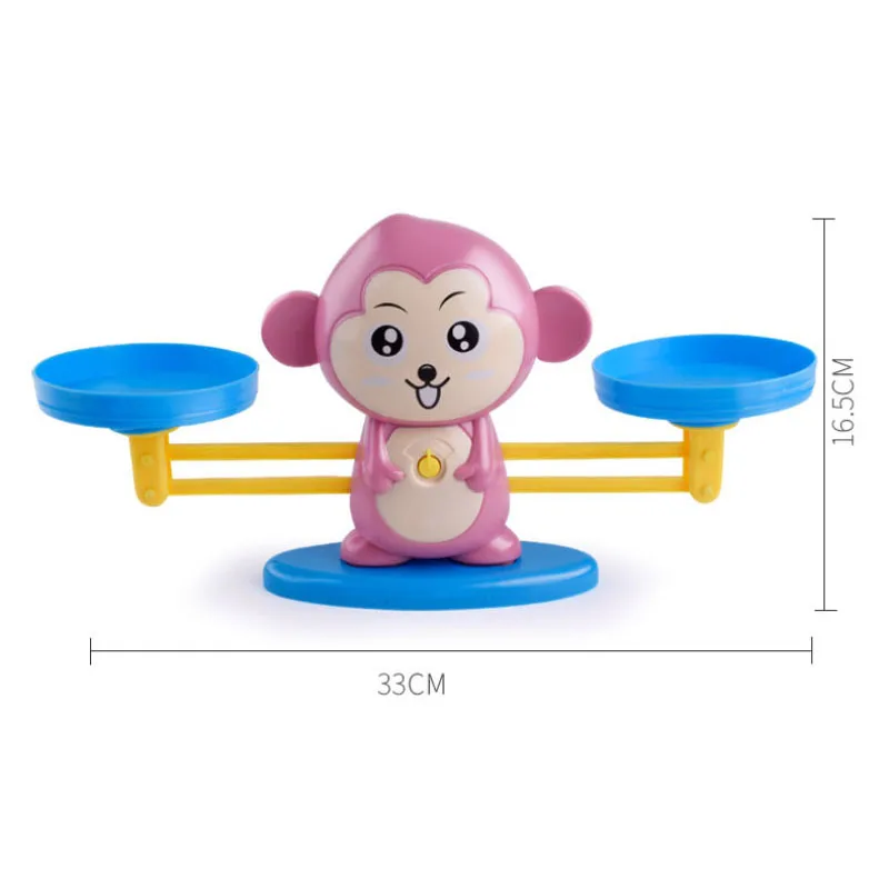 

Math Match Game Board Toys Monkey Match Balancing Scale Number Balance Game Kids Educational Learn Add Subtract Teaching Toys