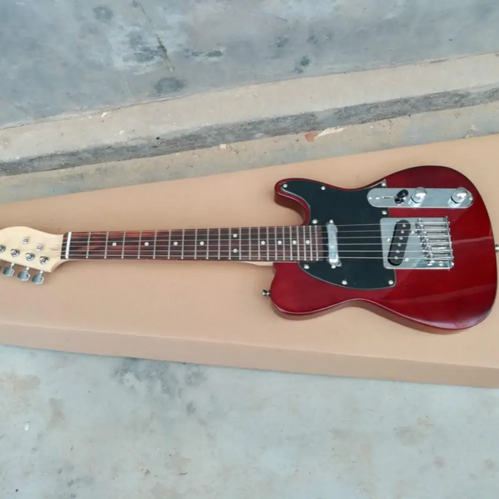 ЭЛЕКТРИЧЕСКАЯ ГИТАРА TL Высококачественная мини гитара винно красного цвета с