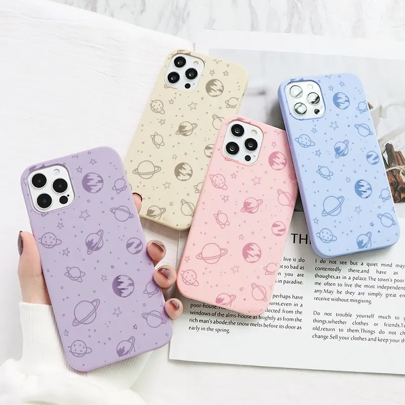 Чехол для iPhone 13 чехол с космической планетой 12 11 Pro Max mini 7 8 6 6S Plus SE 2020 X XR Xs MAX 5 S