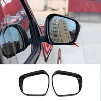 for nissan navara np300 2015 2016 2017 2018 abs plastic car rearview mirror block rain eyebrow carbon car styling accessories