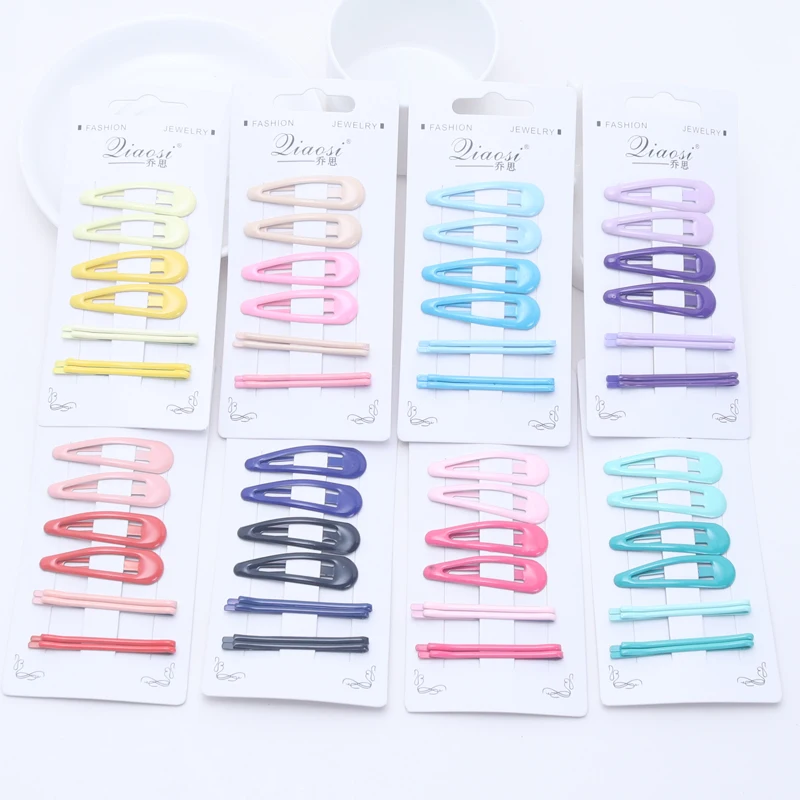 Заколки для волос с застежкой девочек 8 шт./компл. женские заколки милые детские