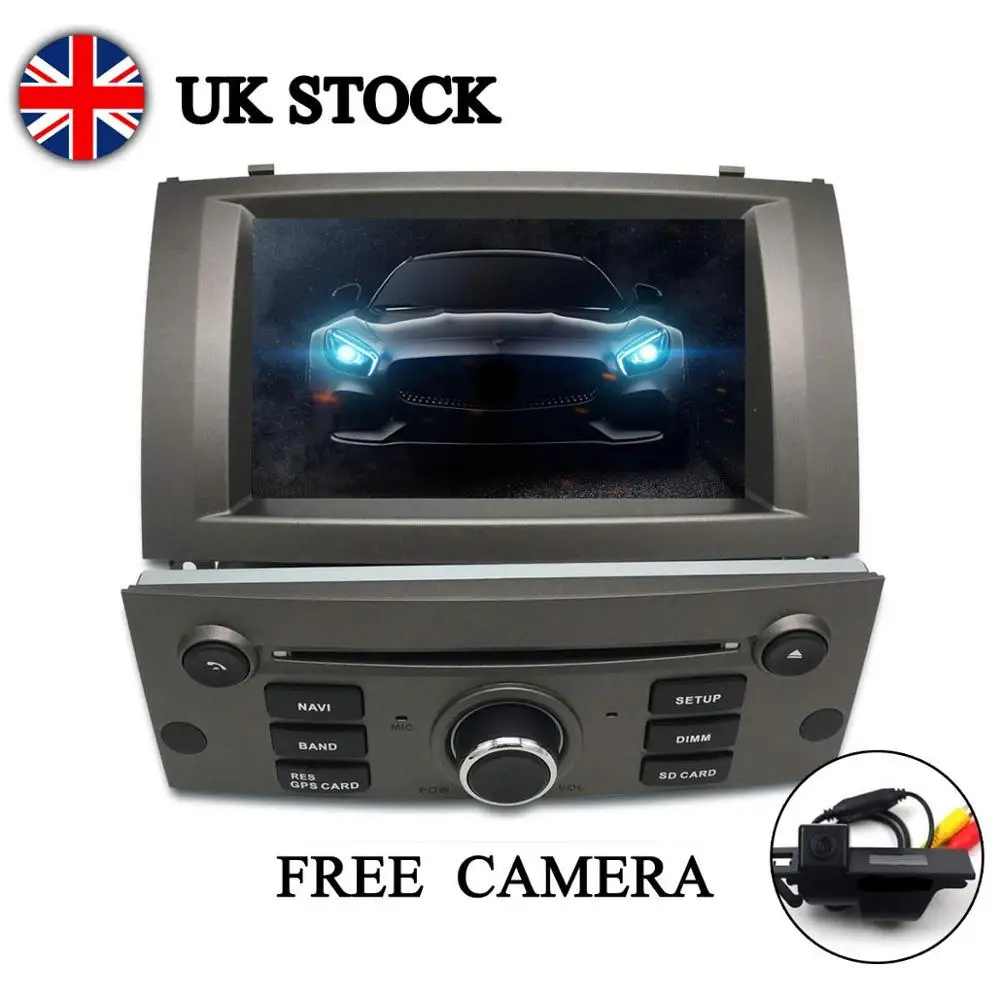 

Android 9.0 Car DVD CD Player for Peugeot 407 2004-2010 Car GPS Satnav car stereo unit GPS navigation multimedia free camera