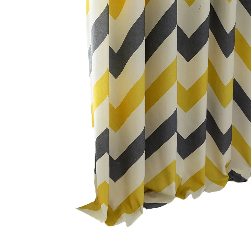 

[Color Corrugated] Modern Minimalist New Cotton Cloth Curtain Fabric Curtains for Living Room Bedroom Curtains