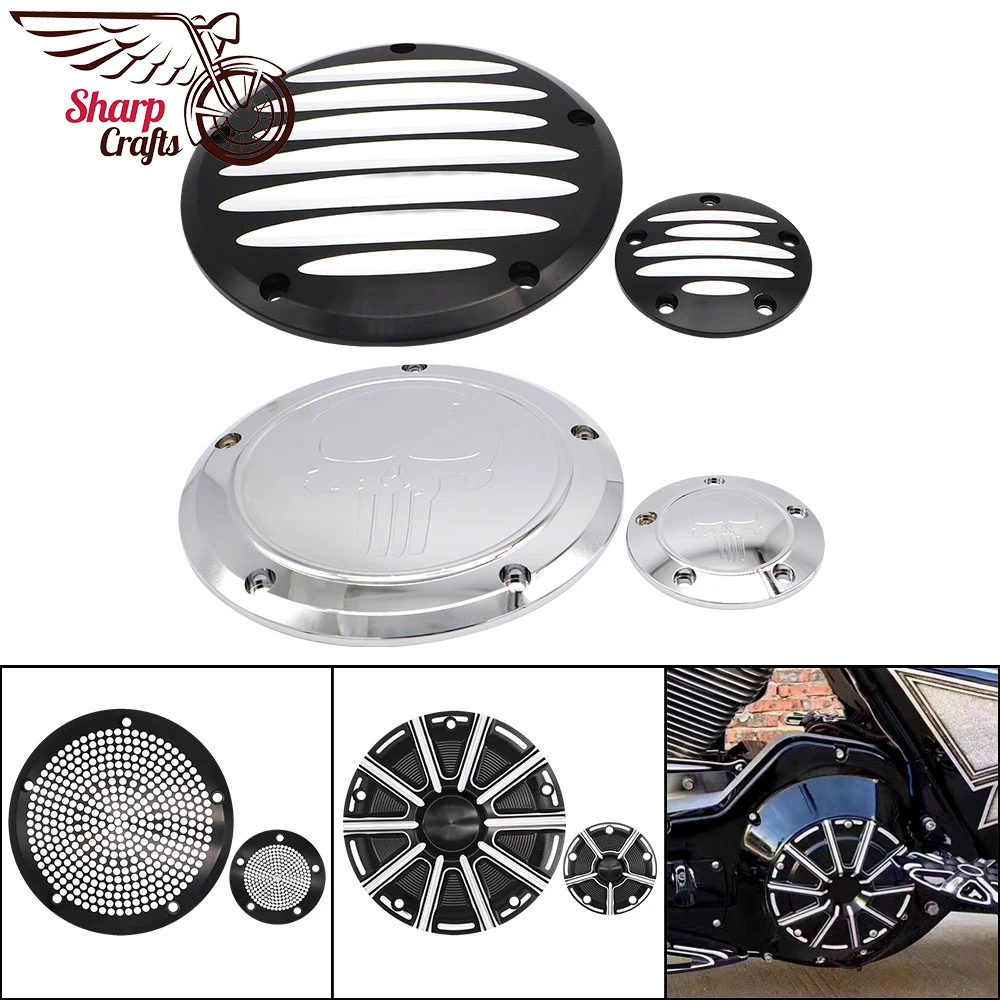 Запчасти для мотоциклов Дерби сцепление с таймером чехлы Harley Touring Street Glide Road King Dyna