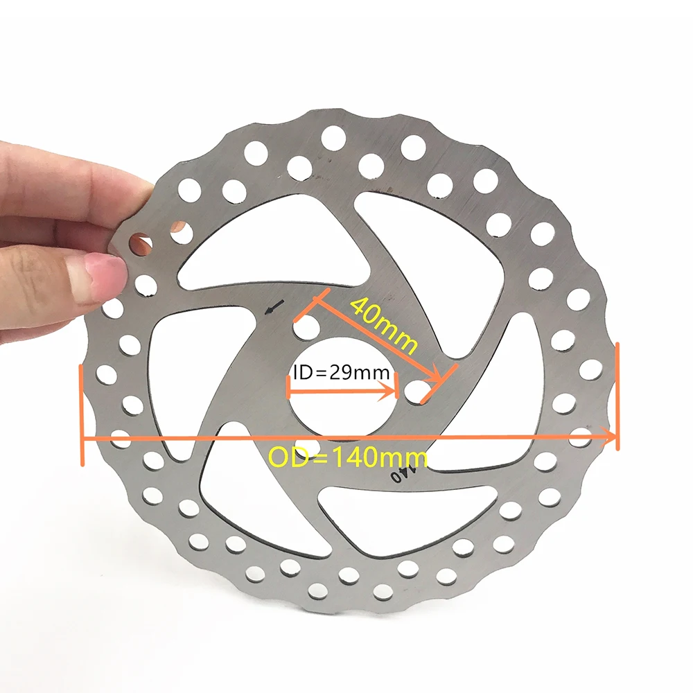 

Electric Scooter 140mm Disc Brake Disc 3hole 29mm ID Disc Brake Rotors for Evoking