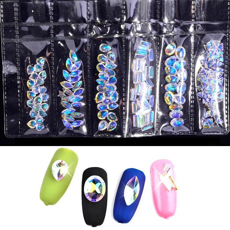 1 упаковка новинка симфонический Прозрачный камень из смолы яркие Стразы AB