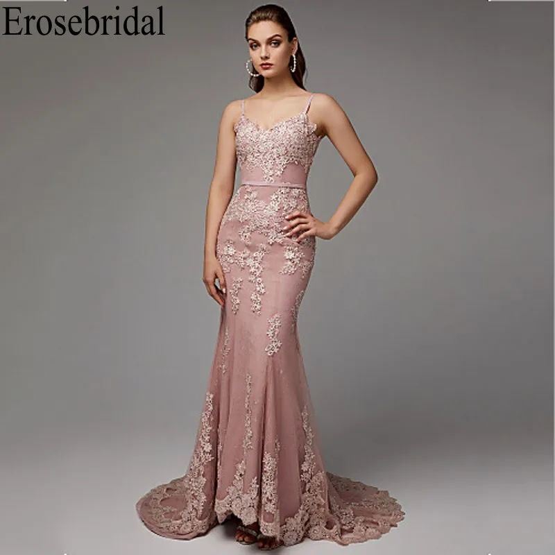 Женское кружевное вечернее платье Erosebridal элегантное для вечеринки модель 2019 |