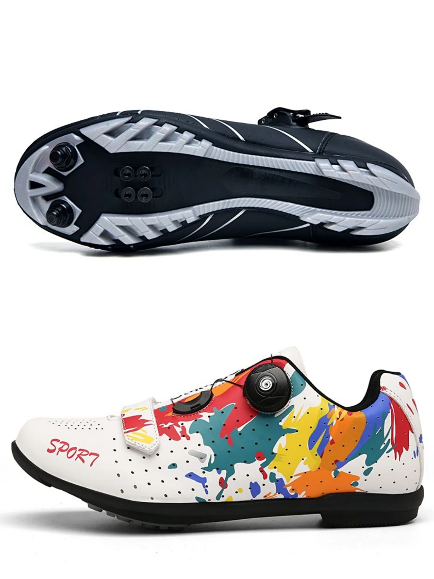 

2021 Men Mountain Subway Cycling Shoes Women Self Locking Spinning Professional Bicycle Shoes Male Mountain Sneakers Triathlon